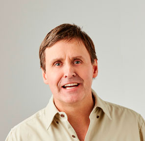 Image of author headshot Jim Richards smiling at camera