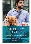 Book cover of Shelley Rivers with a man holding a coffee in one hand and a dog in another