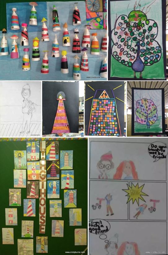 Classroom projects based on To The Lighthouse