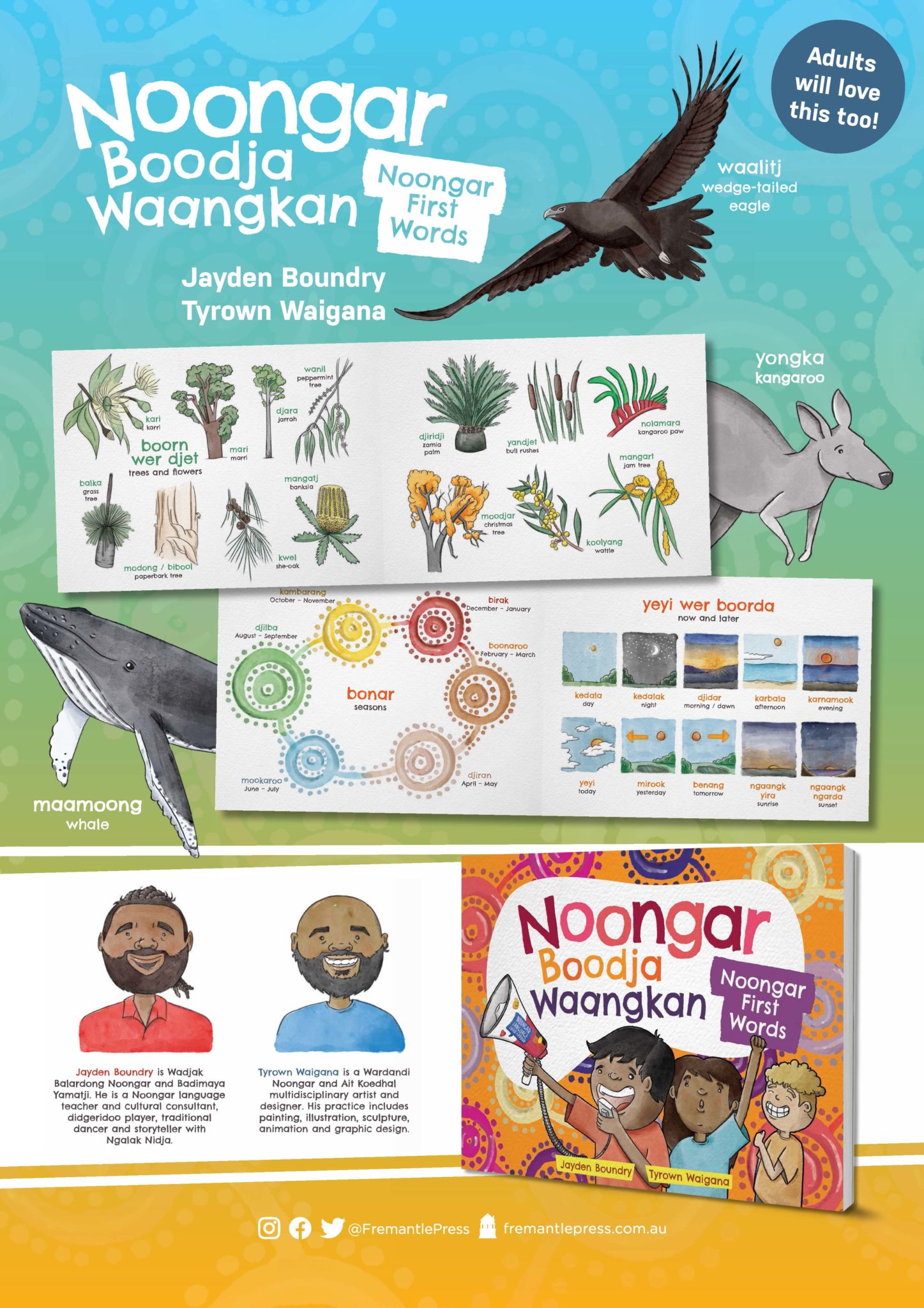 Noongar Boodja Waangkan merchandise for booksellers - Fremantle Press